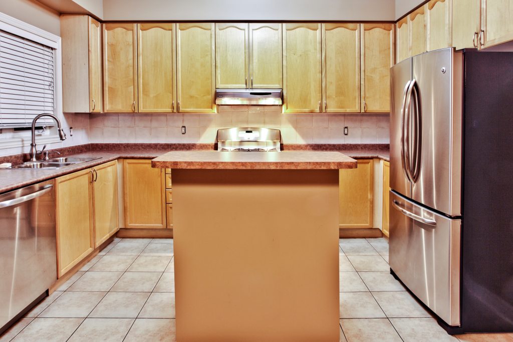 Kitchen that is dated and could be refaced in pittsburgh