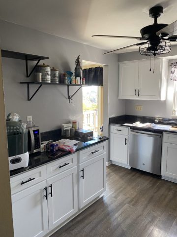 old kitchen cabinets refaced to be white with black metal handles old kitchen cabinets refaced to be white with black metal handles