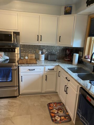 white kitchen cabinets refaced for a customer in Pittsburgh white kitchen cabinets refaced for a customer in Pittsburgh